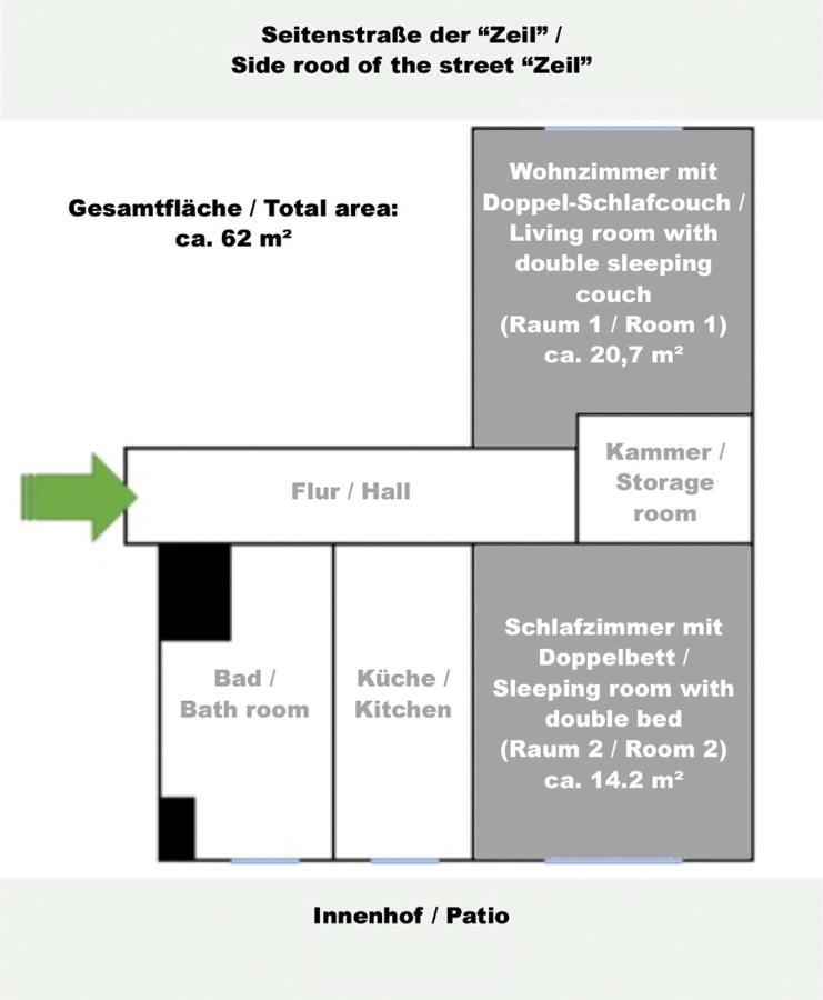 Apartment Im Zentrum Frankfurt am Main Luaran gambar